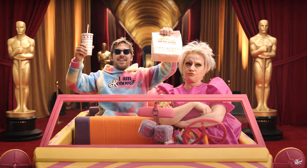 Jimmy Kimmel Gets Lost in Barbieland in Oscars Promo Featuring Ryan Gosling and America Ferrera