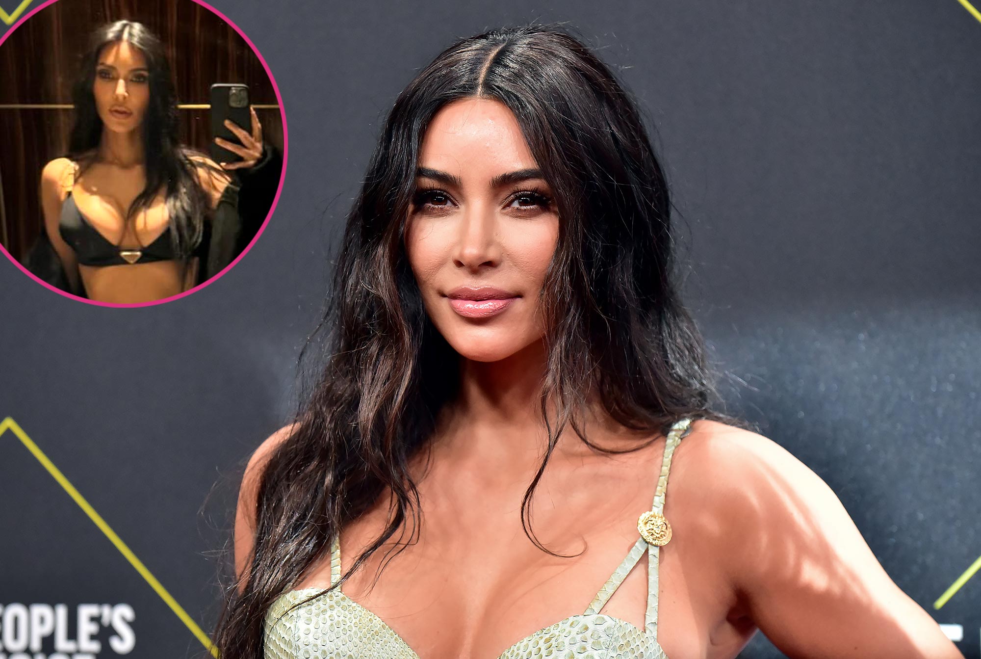 Kim Kardashian Strips Down for New ​Skims Push-Up Bra