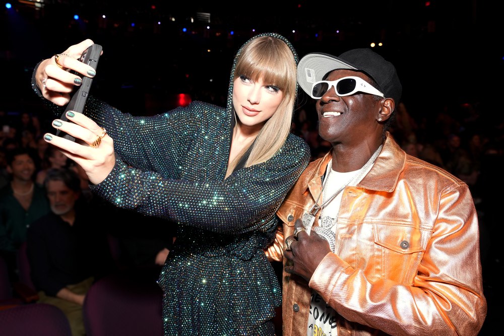 'King Swiftie' Flavor Flav Is 'Very Proud' of Taylor Swift After 2024 Grammy Wins