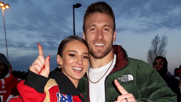 Kyle Juszczyk May Wear Wife Kristin Juszczyks Designs as Super Bowl Pregame Outfit About Time