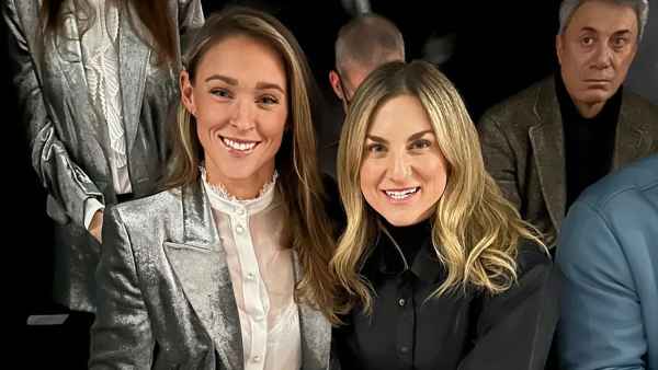 Kylie Kelce Attends Her First Fashion Show, Jokes She Had a ‘Coughing Attack’
