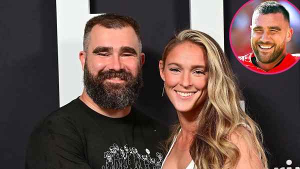 Kylie Kelce Explains Why She and Husband Jason Wont Bring Kids to Watch Uncle Trav in Super Bowl