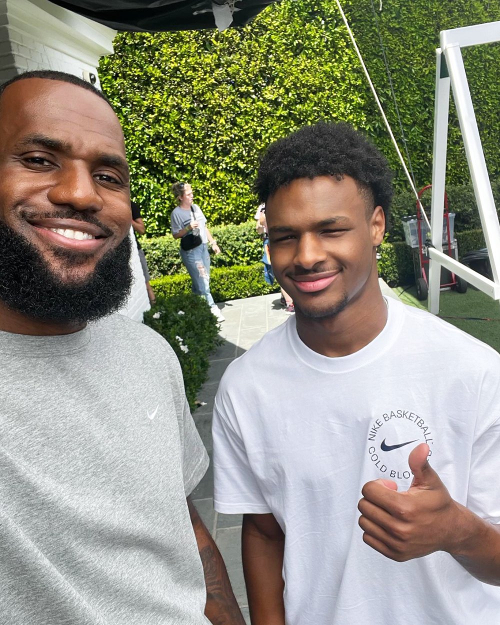 LeBron James Defends Son Bronny After Dropped from NBA Mock Draft