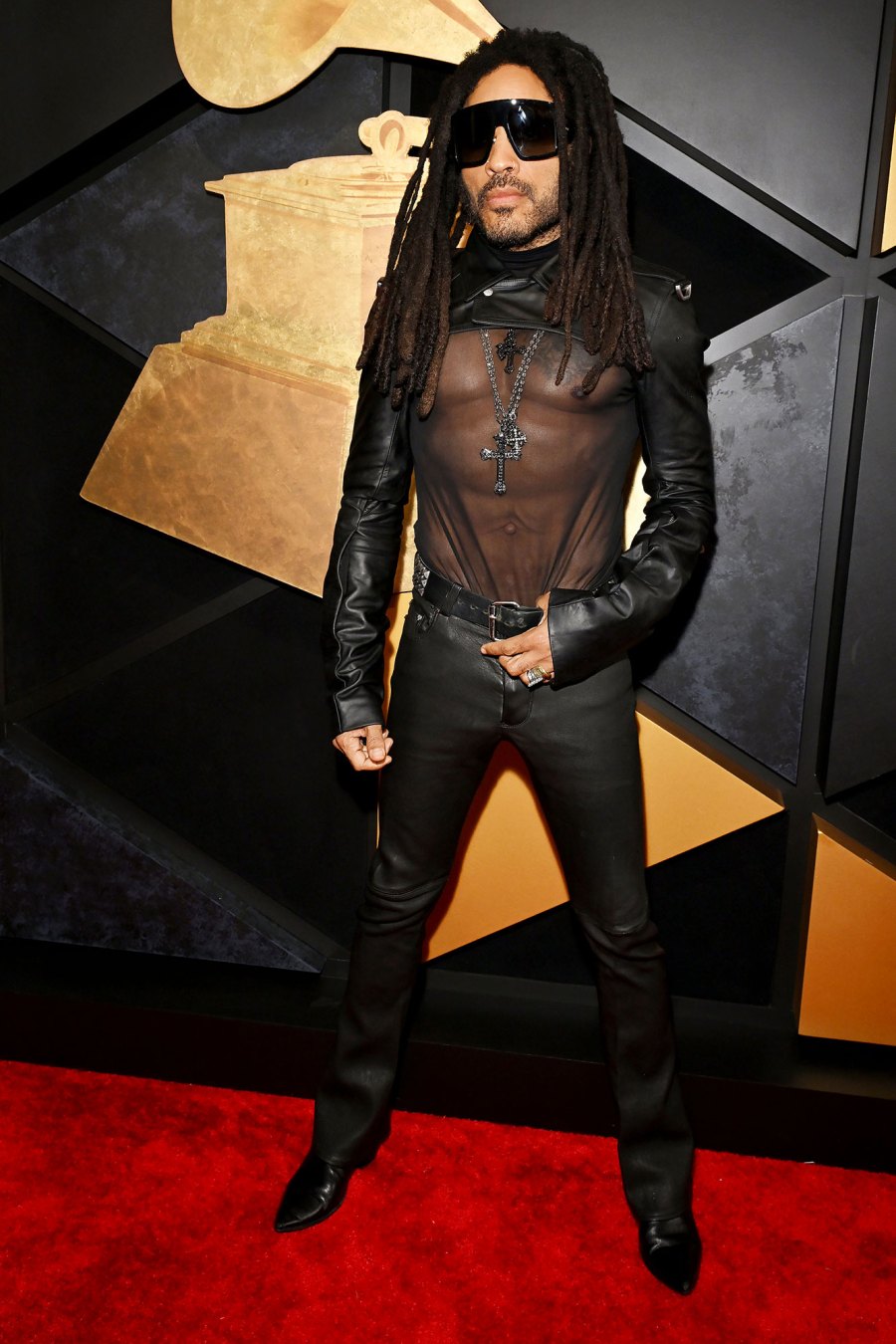 Lenny Kravitz Best Dressed Men at the 2024 Grammys