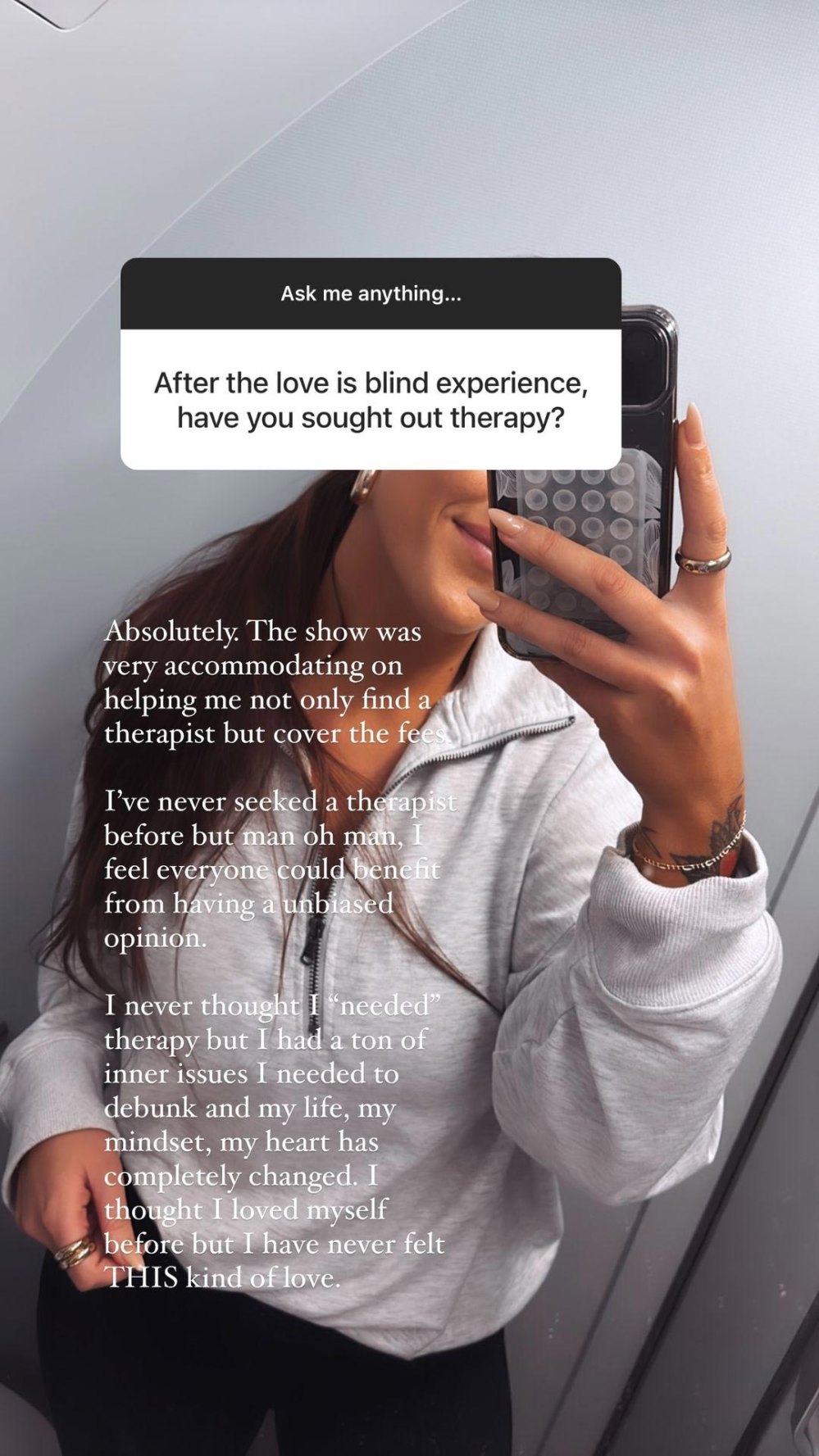 Love Is Blind&rsquo;s Chelsea Says Her Heart &lsquo;Completely Changed&rsquo; Thanks to Therapy After Filming