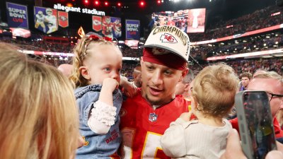 NFL Players Celebrating Super Bowl Wins With Their Kids Over the Years