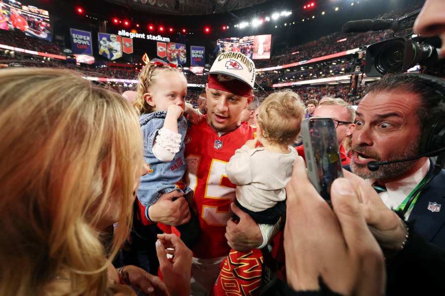 NFL Players Celebrating Super Bowl Wins With Their Kids Over the Years