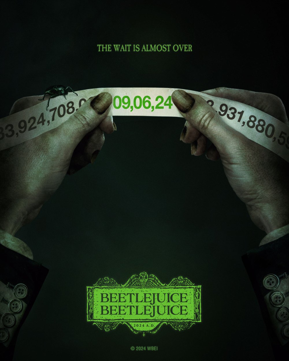 La nouvelle affiche de Beetlejuice 2 révèle le titre officiel du filmhttps://twitter.com/wbpictures/status/1753101347925504256?ref_src=twsrc%5Egoogle%7Ctwcamp%5Eserp%7Ctwgr%5Etweet