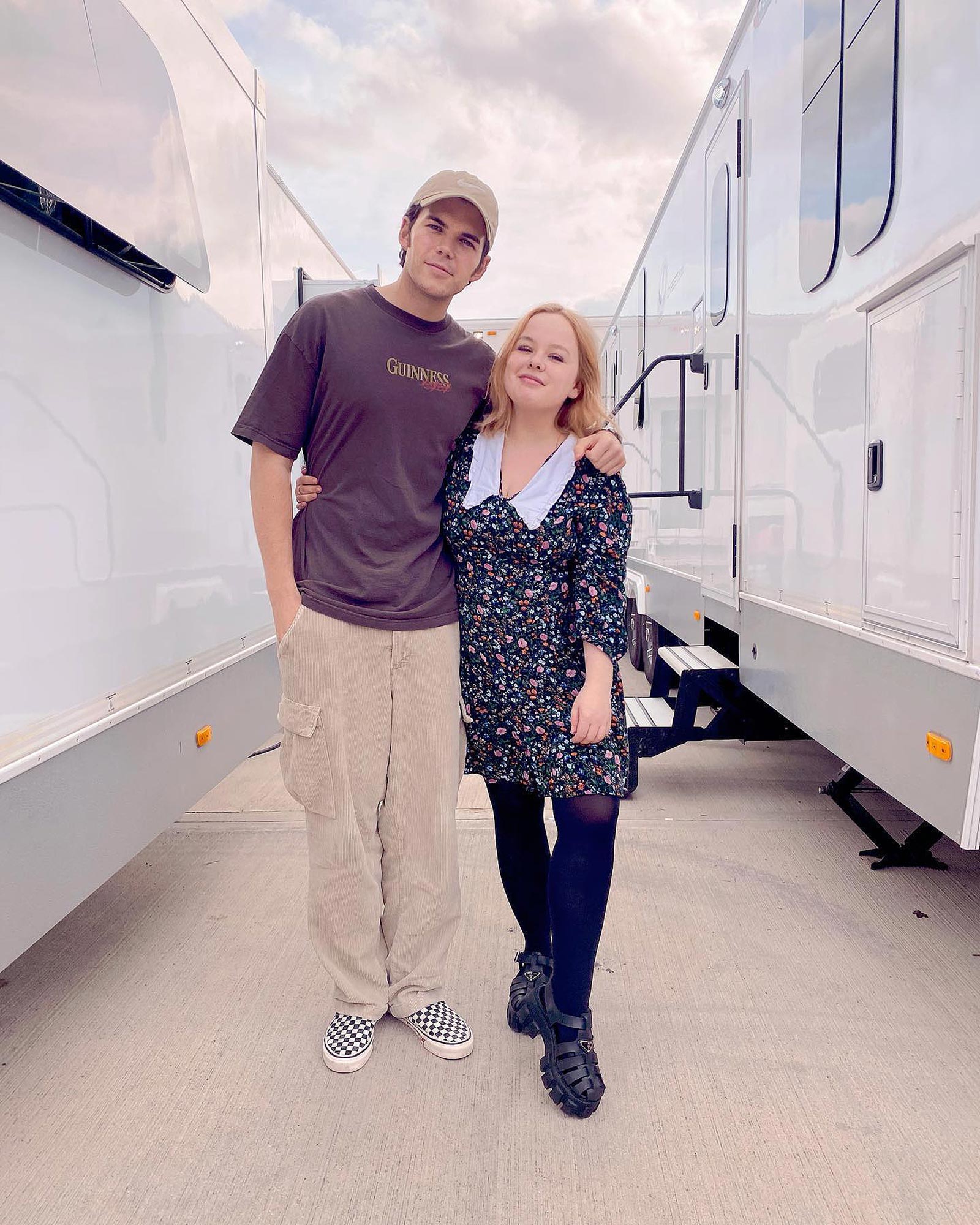 Nicola Coughlan, Luke Newton Channel Polin and Hold Hands on Red Carpet