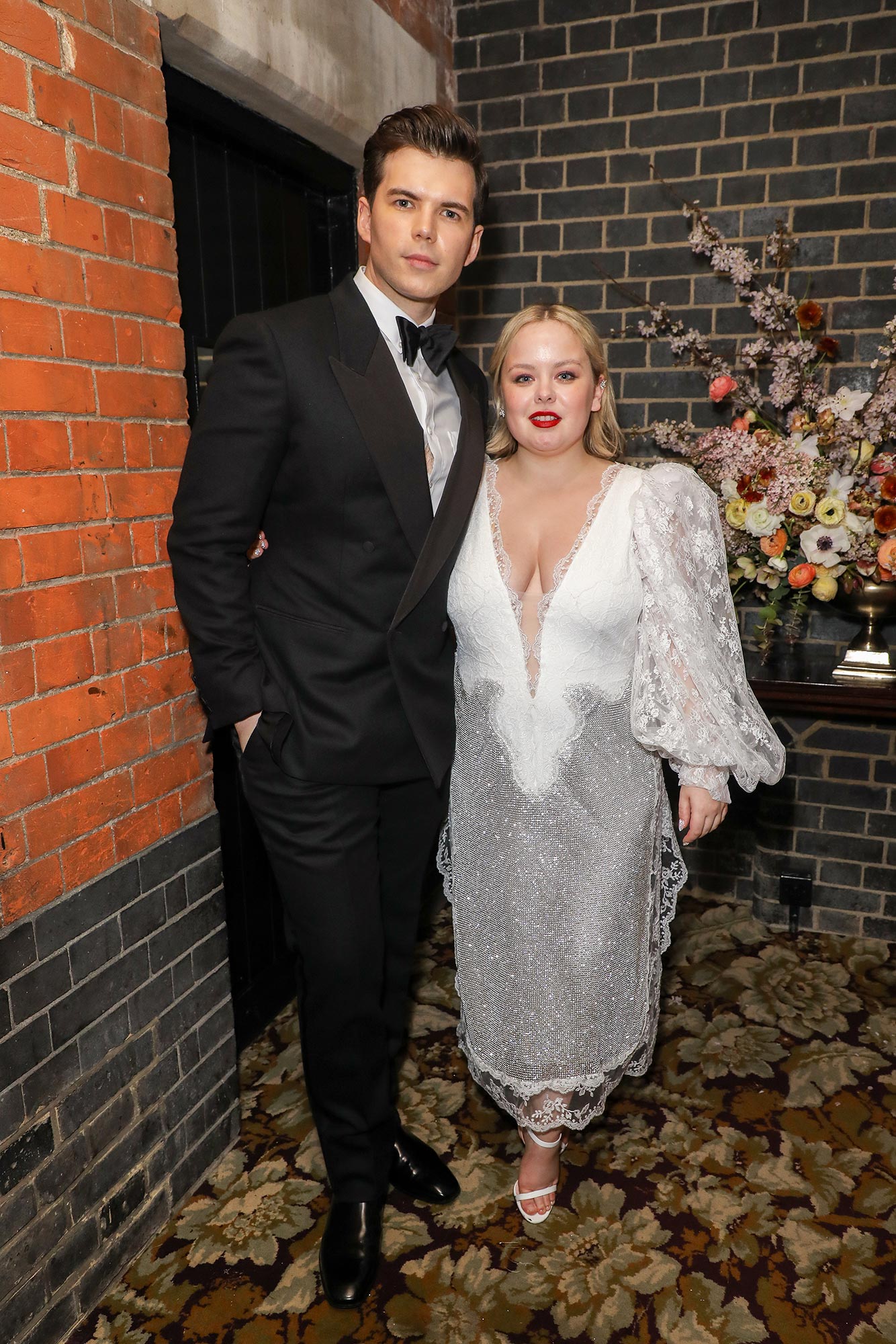 Nicola Coughlan, Luke Newton Channel Polin and Hold Hands on Red Carpet