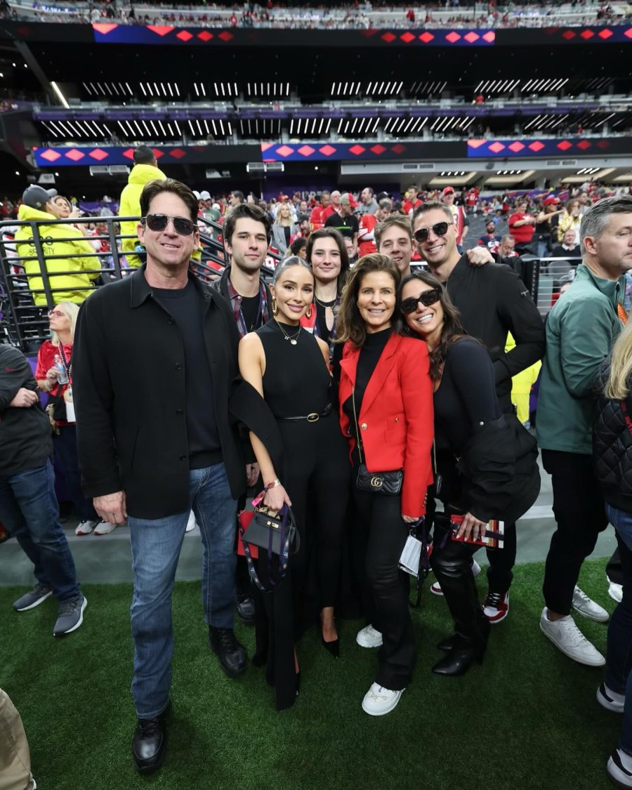 Olivia Culpo and Christian McCaffrey Family Have the Best Time in Their Super Bowl Suite