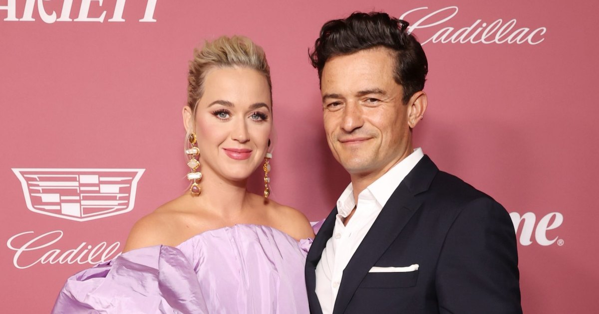 Orlando Bloom flirts with Katy Perry over latex dress at event