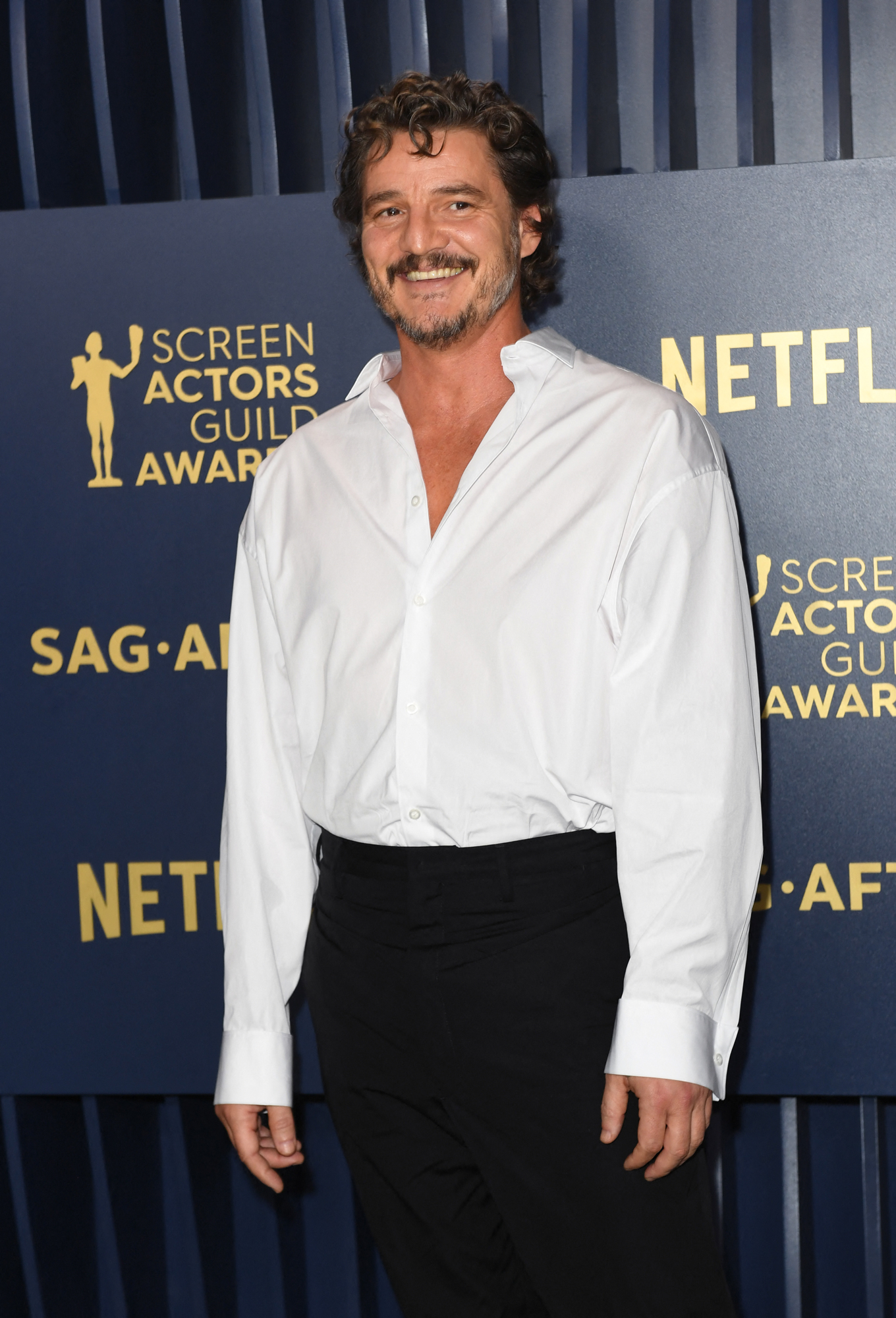'Drunk' Pedro Pascal Jokes SAG Award Win Is 'Wrong for a Number of Reasons'