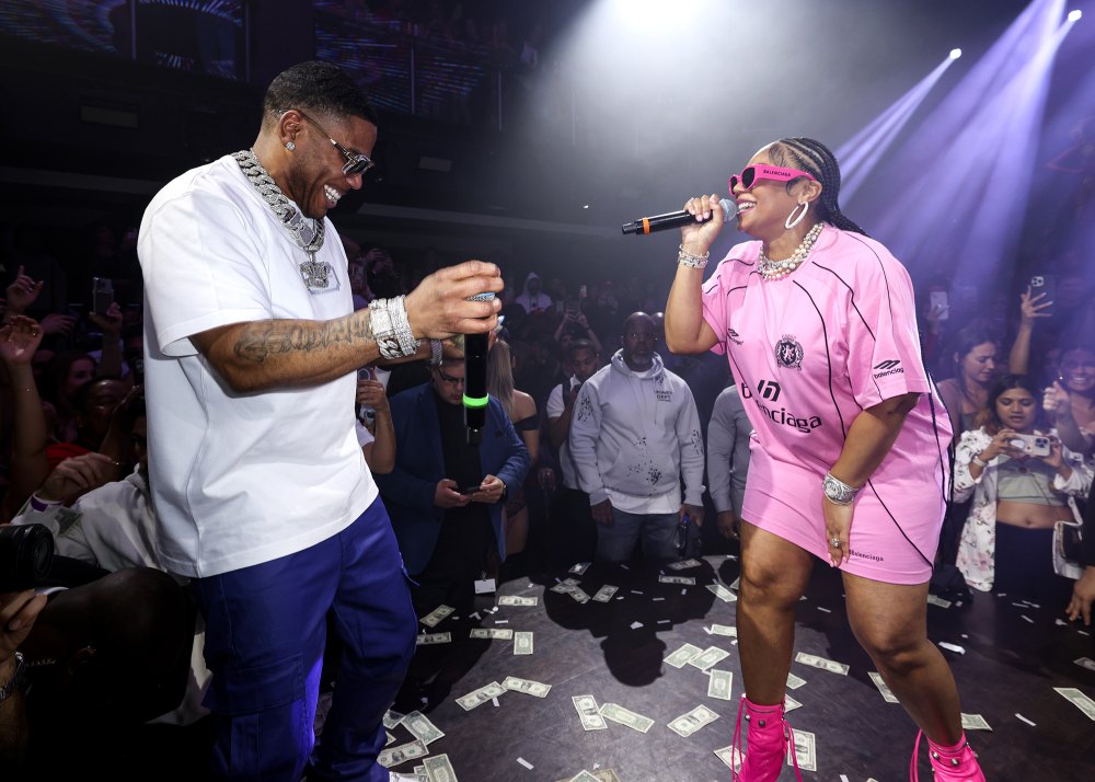 Pregnant Ashanti and Boyfriend Nelly Make the Perfect Duet Partners During E11EVEN Anniversary Bash