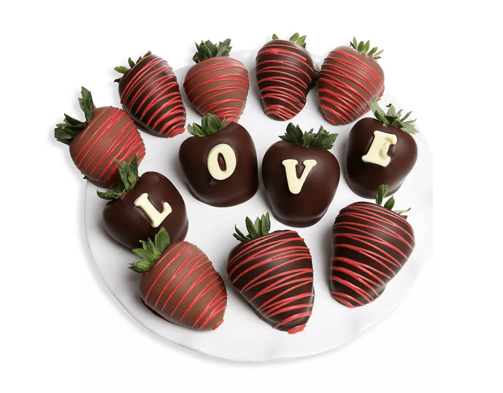 Chocolate Covered Company Love Belgian Chocolate Covered Berry-Grams