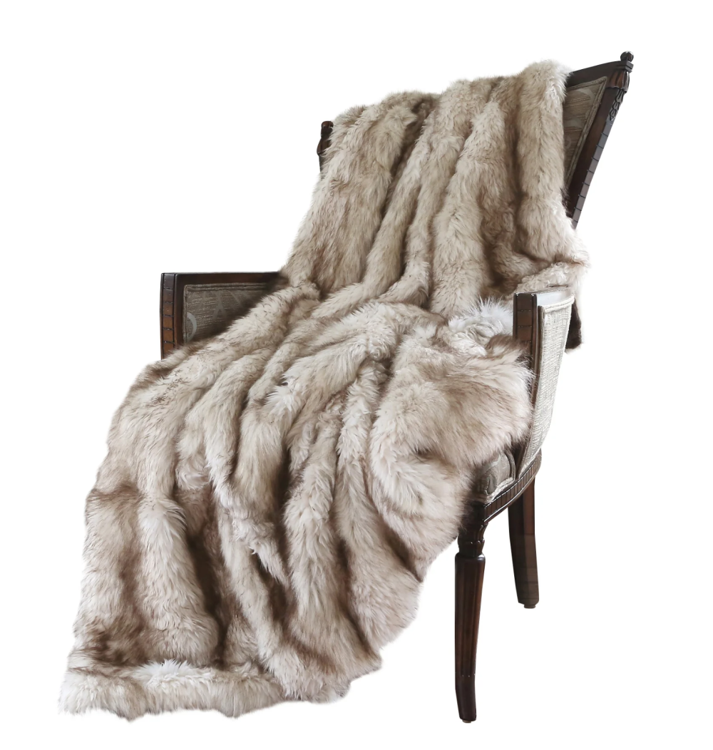 Wild Mannered Faux Fur Throw Wayfair
