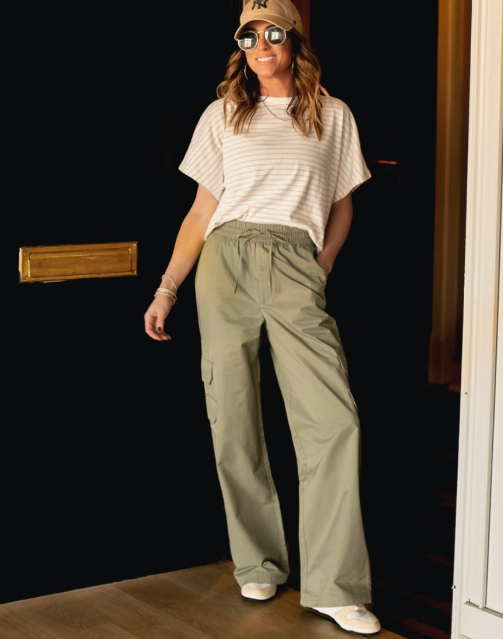 Abercrombie Pull-On Wide Leg Cargo Pant