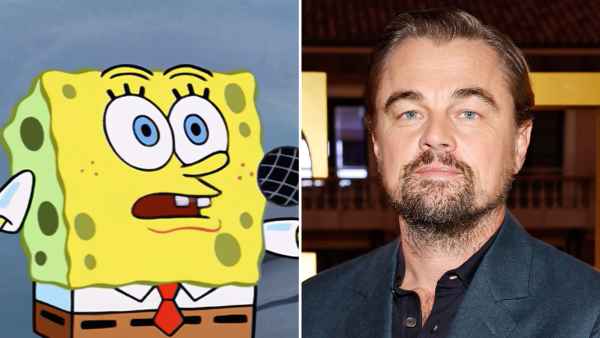 SpongeBob Roasts Leonardo DiCaprio During Nickelodeon Super Bowl Stream