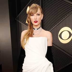 Taylor Swift Paints a Moody Picture in The Row Underwear and YSL Mesh Tank on Her New Album Cover