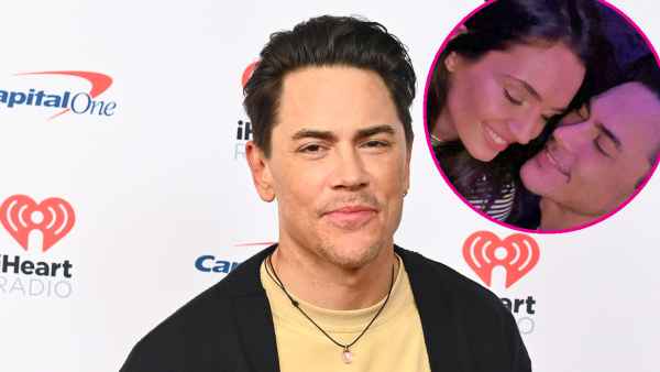 Tom Sandoval Receives Cheek Kiss From Model Victoria Lee Robinson