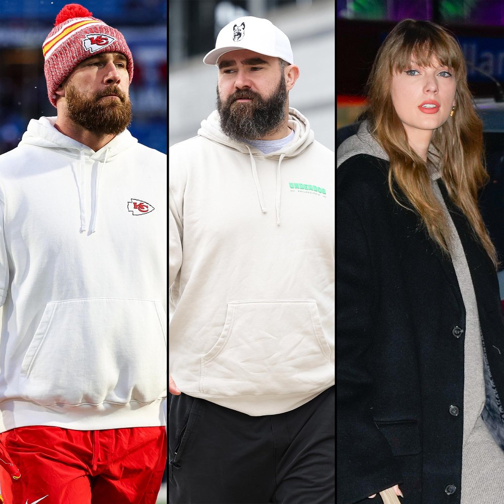 Travis Kelce Laughs at Ridiculous Jason Kelce for Accusing Swifties of Rigging New Heights Poll