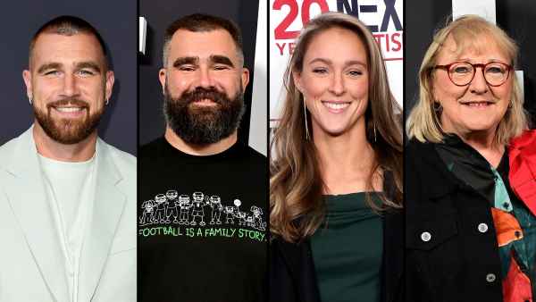 Travis Kelce and Jason Kelce Share Their Thoughts on Kylie Kelce and Donna Kelce’s Super Bowl LVIII Outfits