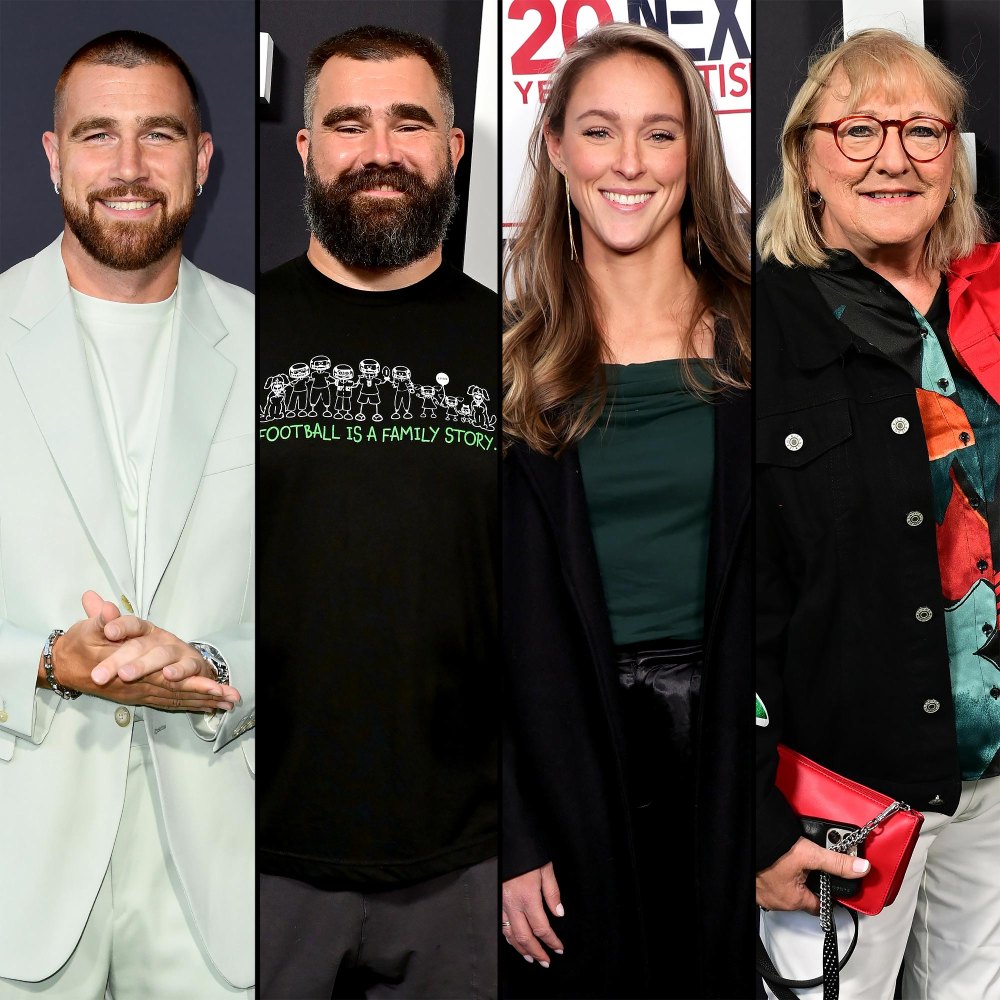 Travis Kelce and Jason Kelce Share Their Thoughts on Kylie Kelce and Donna Kelce’s Super Bowl LVIII Outfits
