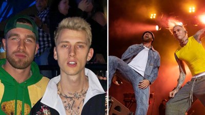 Travis Kelce and Machine Gun Kelly's complete timeline of Cleveland's friendship with the big star 884