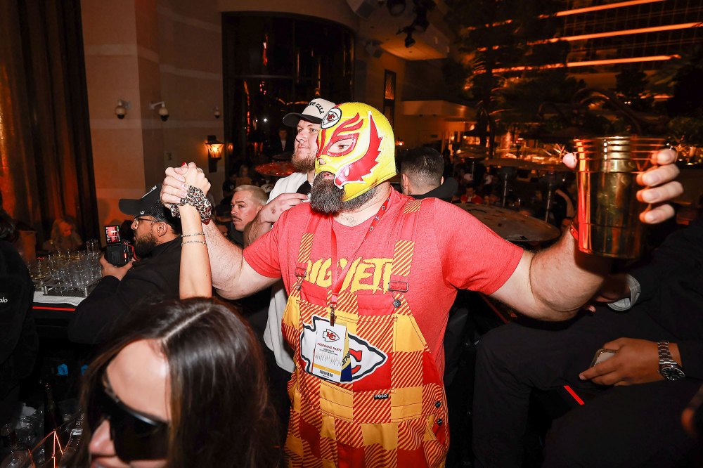 Travis and Jason Kelce Detail Electric Super Bowl Afterparties 2