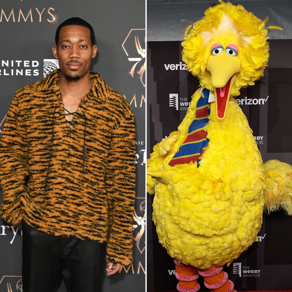 Tyler James Williams Was Shocked When He Saw Big Bird Without His Head on Sesame Street
