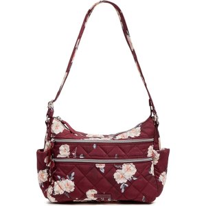 Vera Bradley Women's Performance Twill Triple Zip Shoulder Satchel Purse