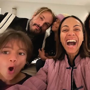 Zoe Saldana Shares Rare Pics of Her Three Sons All Grown Up