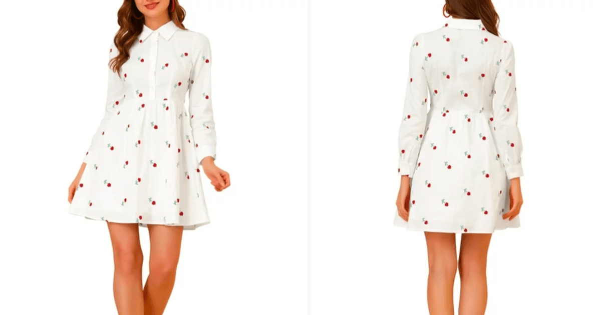 Bloom Into Spring With This Adorable Shirt Dress – Just $36!