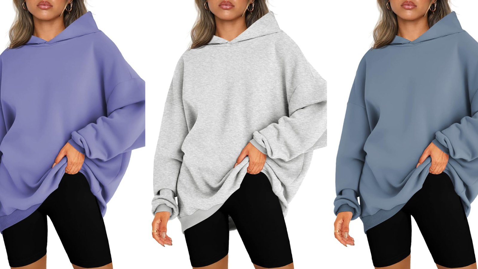 Cowl Neck Hoodie Sweatshirt, Hooded Sweatshirt for Women, Cowl Hood  Sweatshirt, Loose Loungewear Women 