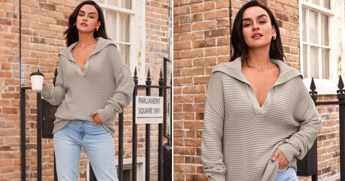 This Slouchy Sweater Has Beach Bonfire Vibes — And It’s on Sale This Slouchy Sweater Has Beach Bonfire Vibes — And It’s on Sale