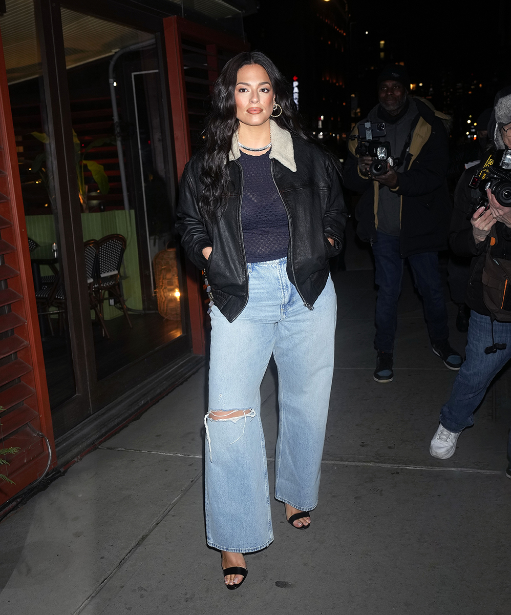 Ashley Graham in NYC on February 12, 2024.