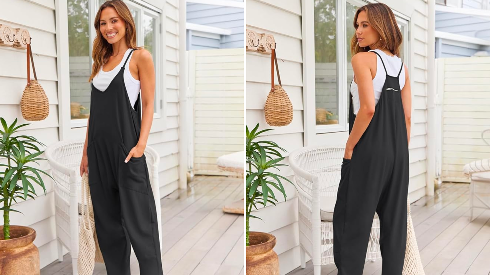 This Halara Jumpsuit Lookalike Is My Go-To Shopping Outfit