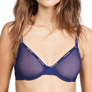 Calvin Klein Sheer Marquisette Unlined Demi Bra