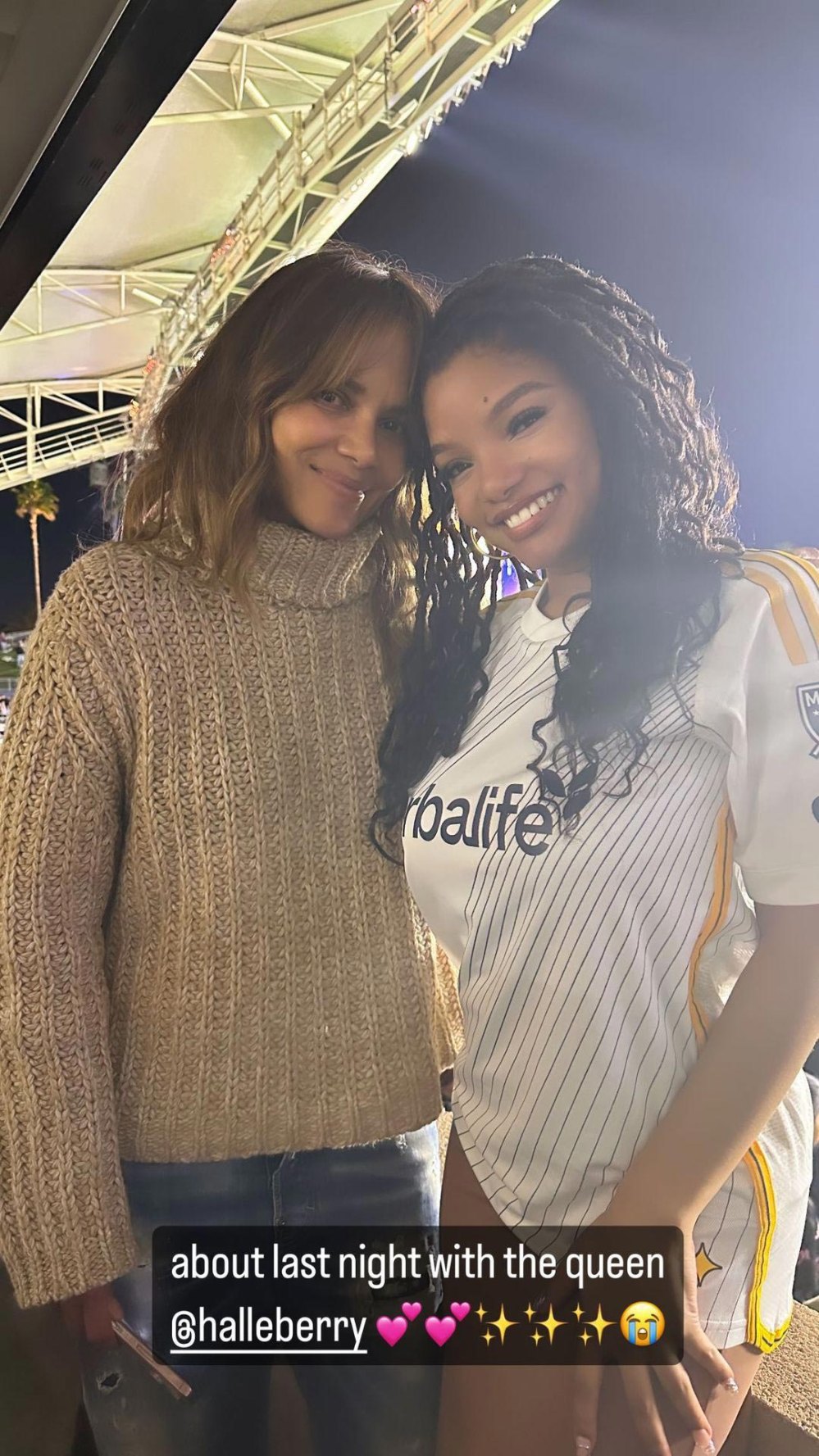 Halle Berry and Halle Bailey Pose Together in Sweet Snap