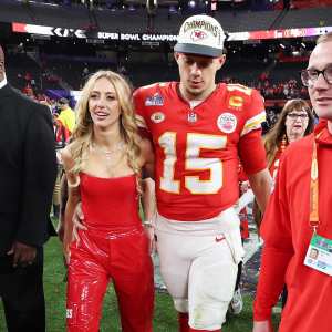 Patrick and Brittany Mahomes Brought the 1st Smile to Young Parade Shooting Victims