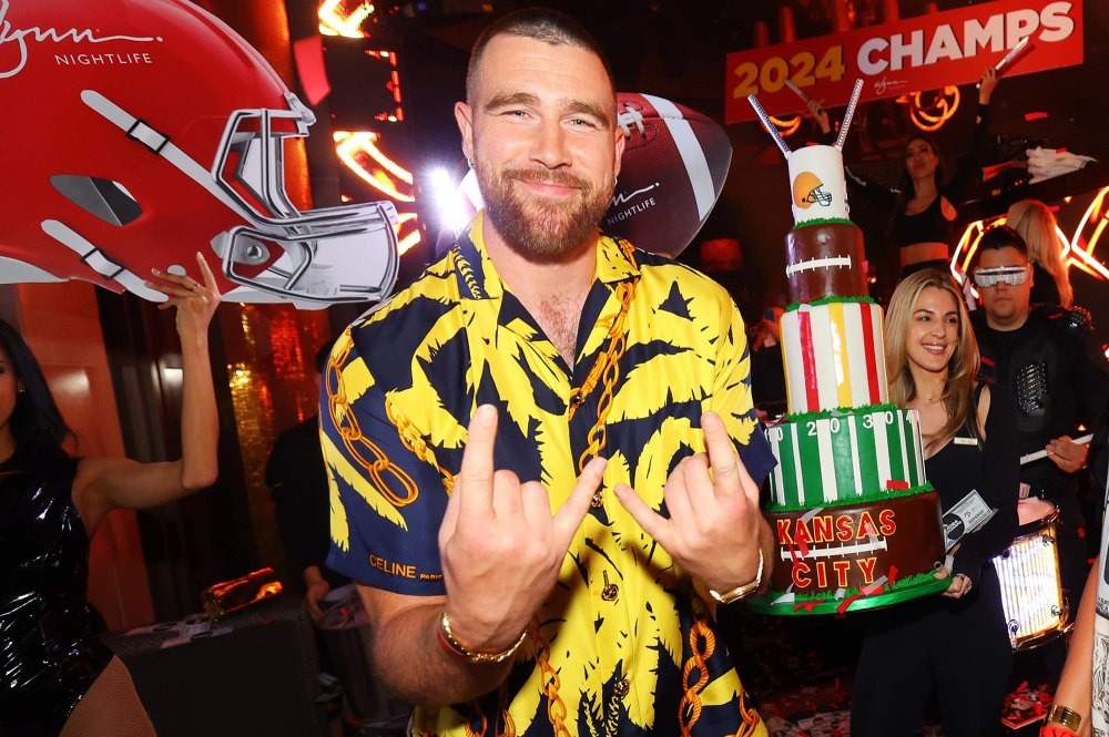 Travis Kelce Dances to Taylor Swifts Love Story at Las Vegas Boys Weekend With Patrick Mahomes