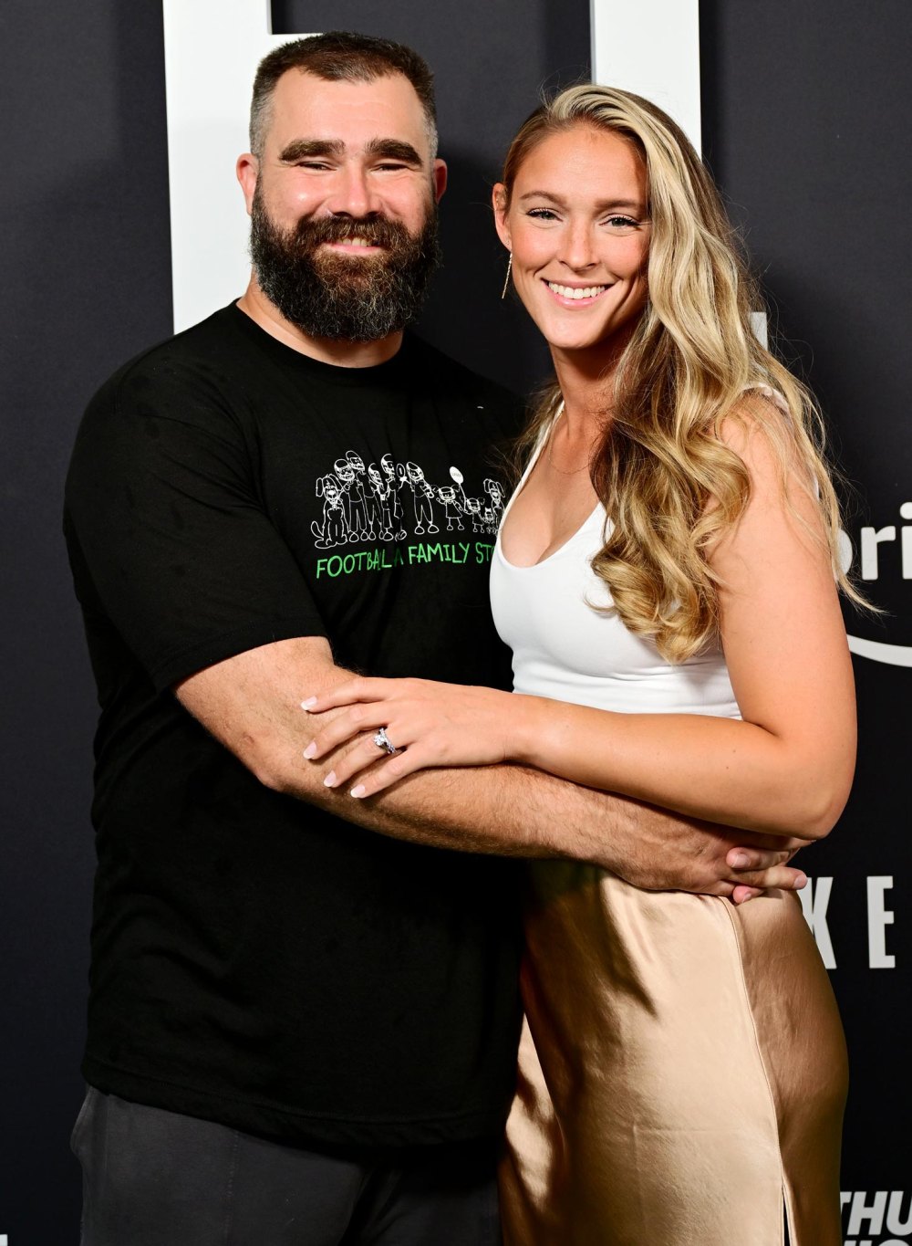Jason Kelce and Wife Kylie Kelce Spotted at Adeles Las Vegas Concert Ahead of 2024 Super Bowl