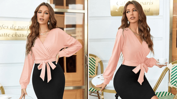 Grace Karin Long Sleeve Pencil Dress