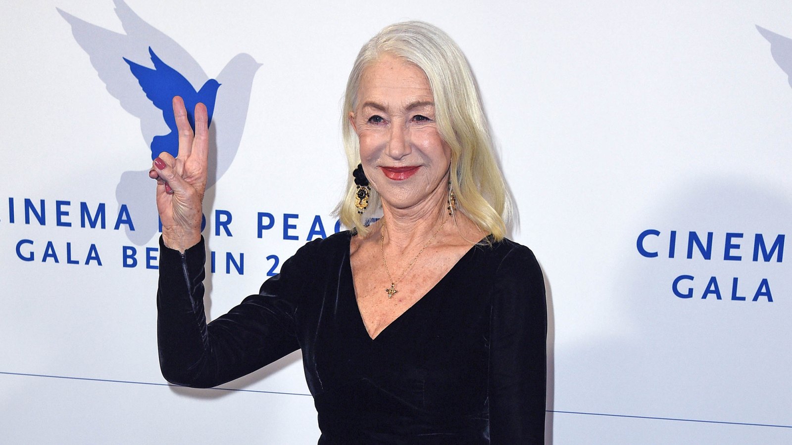 Helen Mirren at the Cinema For Peace Gala on February 19, 2024.