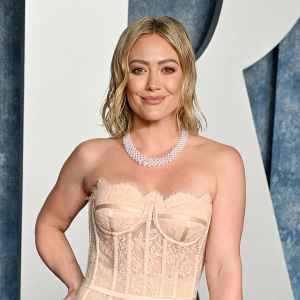 Hilary Duff at the 2023 Vanity Fair Oscar Party on March 12, 2023.