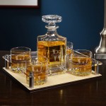 Personalized Decanter Set | Gifts for Men with February Birthdays