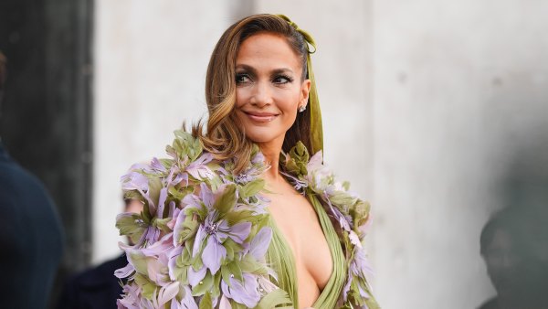 Jennifer Lopez at Paris Fashion Week on January 24, 2024.