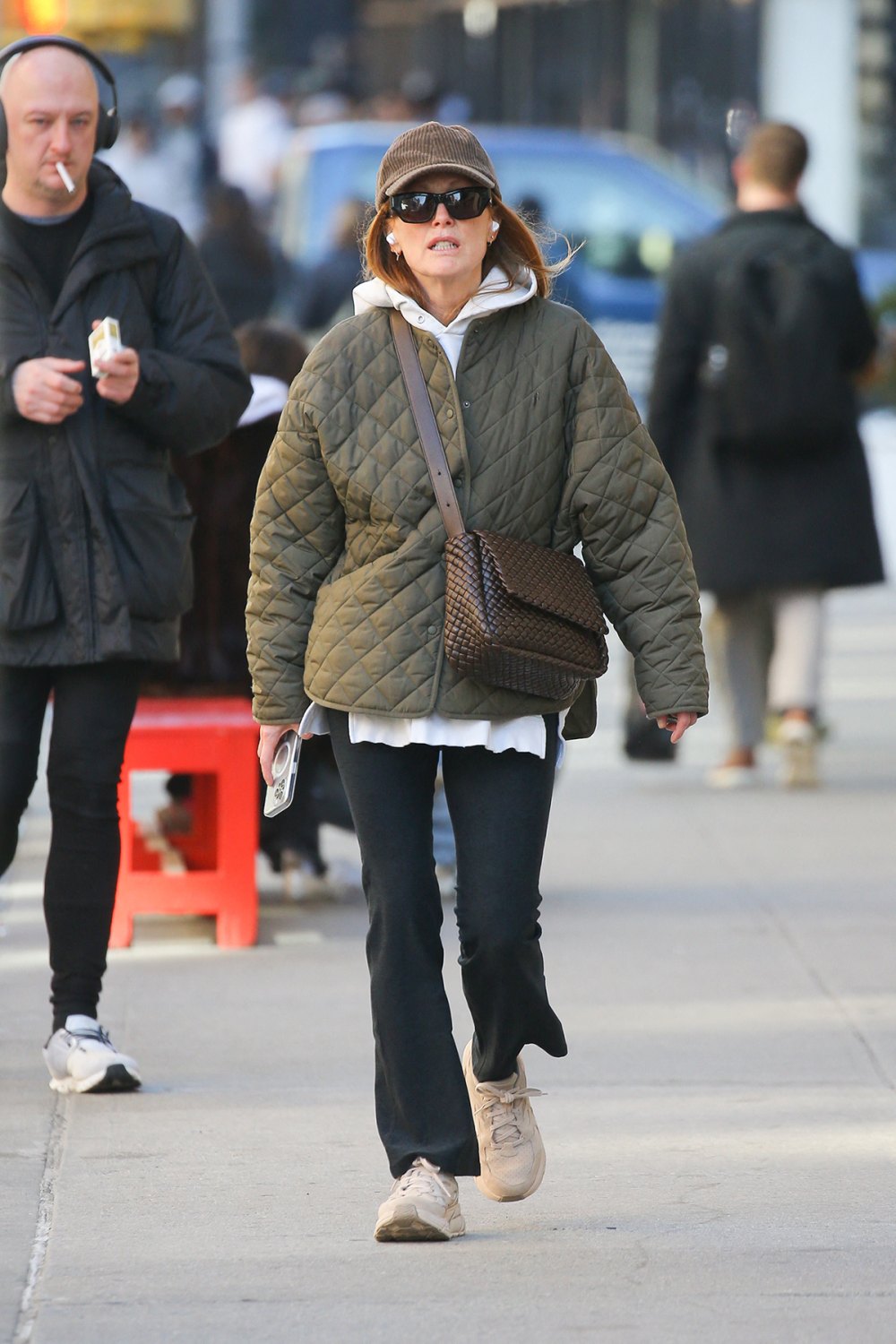 Julianne Moore in NYC on February 15, 2024.