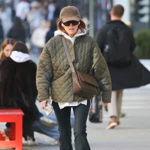 Julianne Moore in NYC on February 15, 2024.