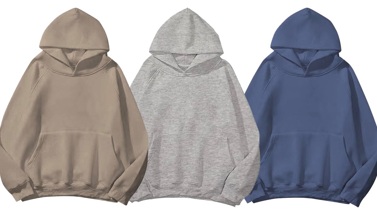 Lauweion Fleece Kangaroo Pocket Hoodie Sweatshirt Amazon